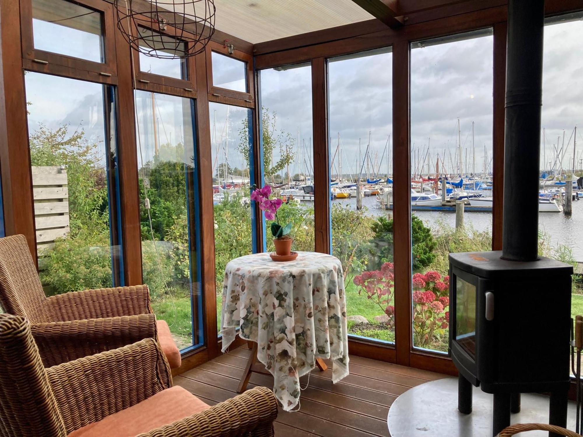 4Pers House Christine W Sauna, Winter Garden & Fishing Pier Anjum Bagian luar foto